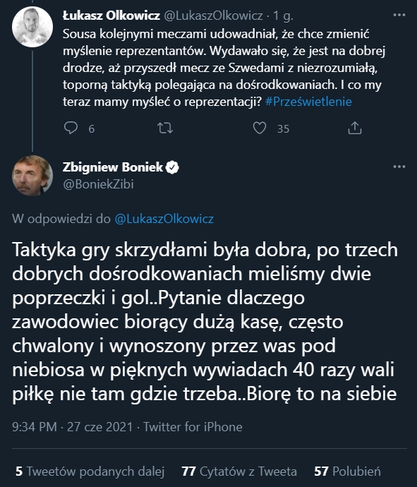 Boniek OSTRO o piłkarzu reprezentacji Polski!